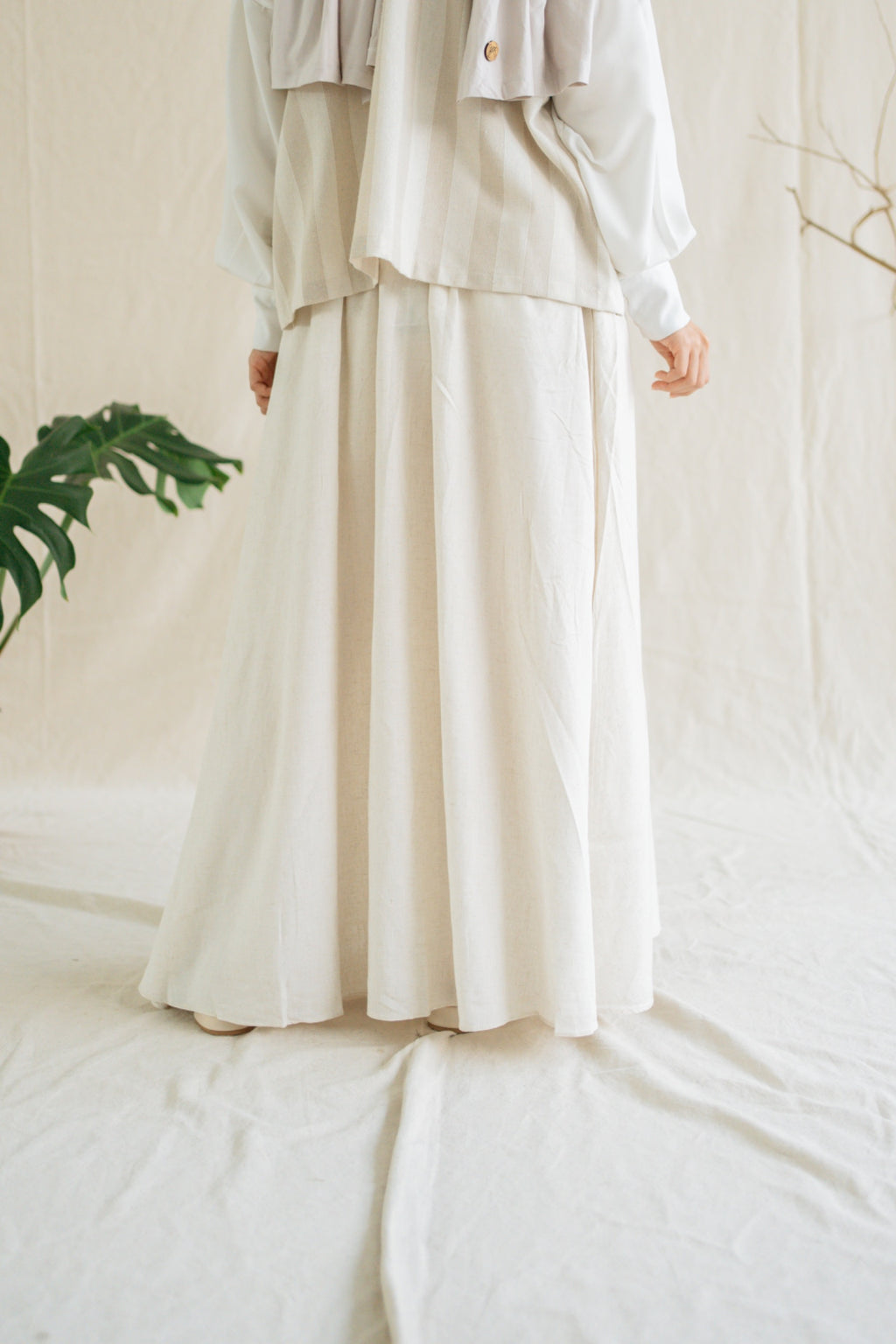 Berly Skirt Organic Linen Natural by Tufine - foto 3 | Tufine