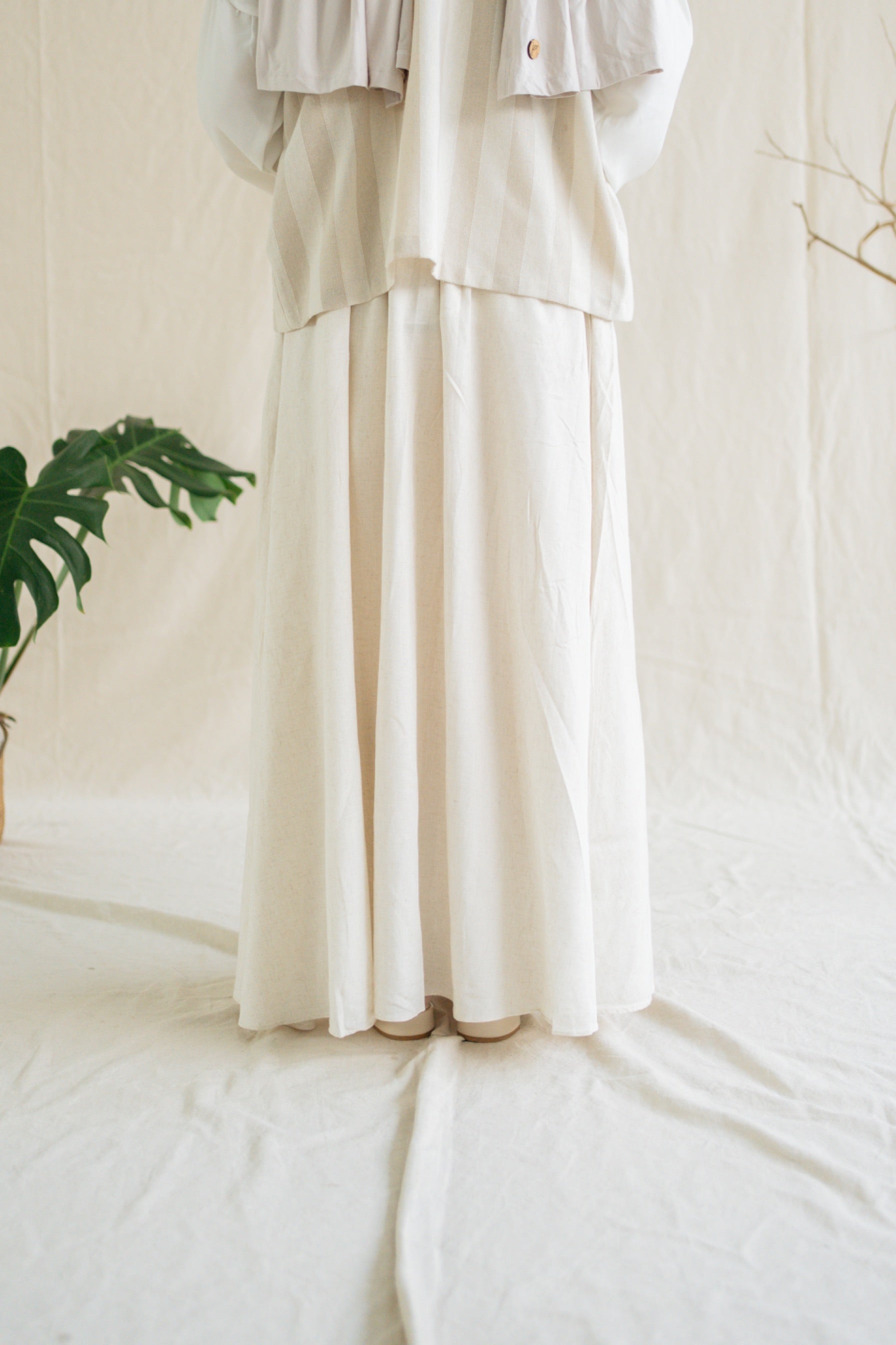 Berly Skirt Organic Linen Natural by Tufine - foto 2 | Tufine